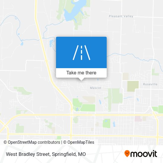 West Bradley Street map