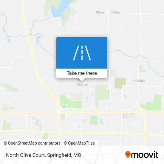 North Olive Court map