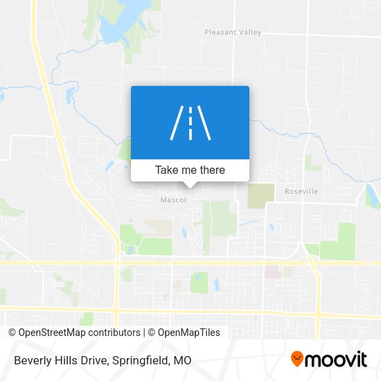 Beverly Hills Drive map