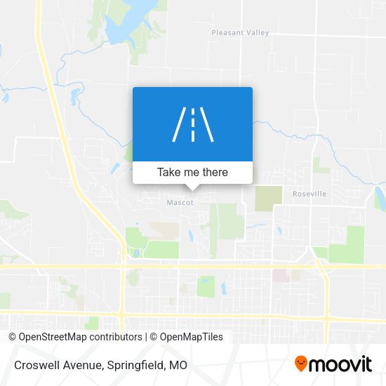 Croswell Avenue map