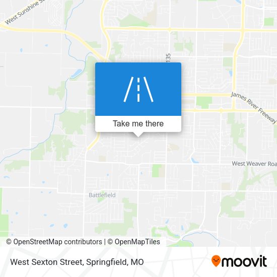 Mapa de West Sexton Street