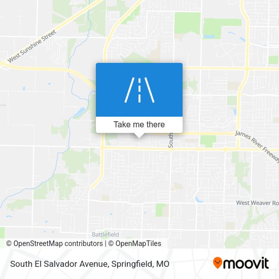 Mapa de South El Salvador Avenue