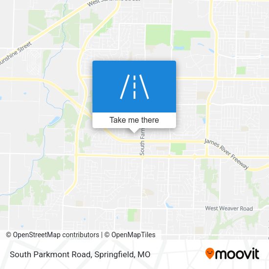 South Parkmont Road map