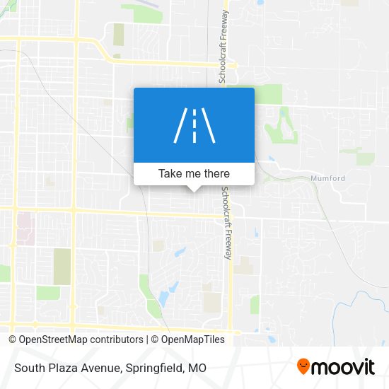 South Plaza Avenue map