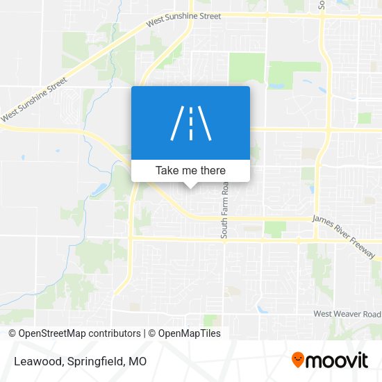 Mapa de Leawood