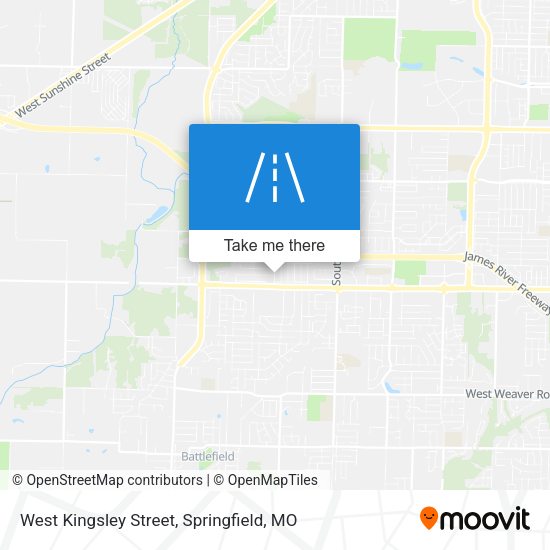 West Kingsley Street map