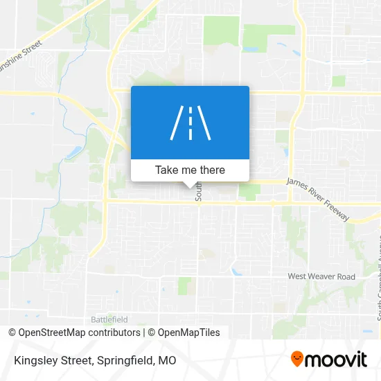 Kingsley Street map