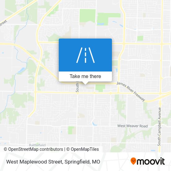 West Maplewood Street map
