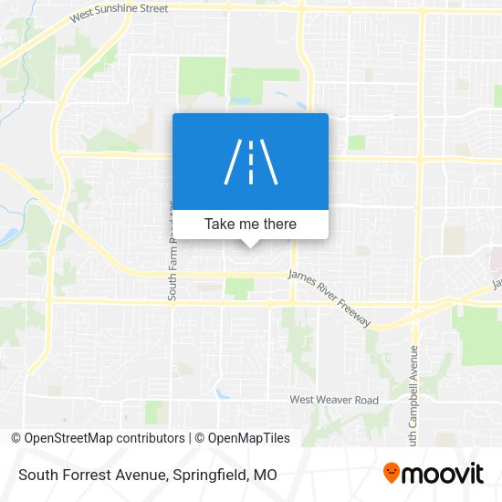Mapa de South Forrest Avenue