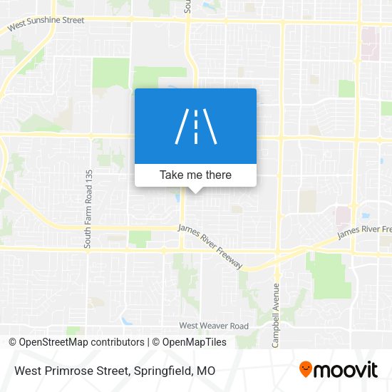 West Primrose Street map