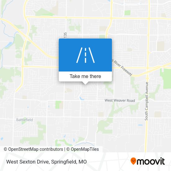 West Sexton Drive map