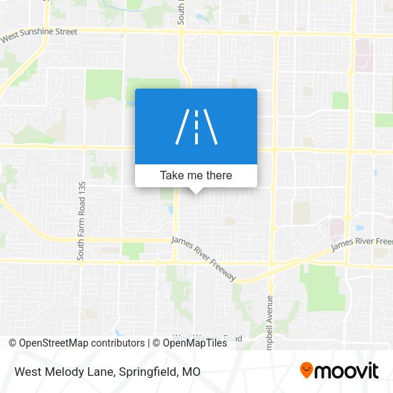 Mapa de West Melody Lane