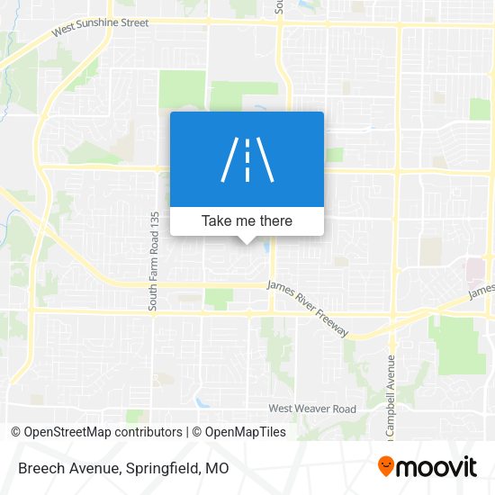 Mapa de Breech Avenue
