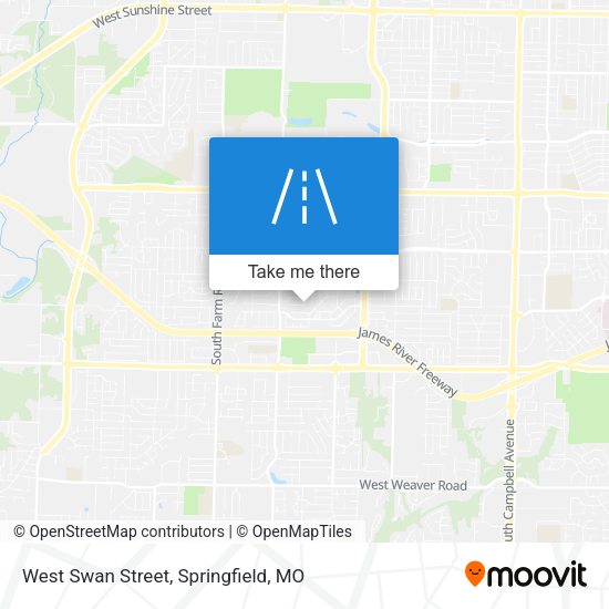 West Swan Street map
