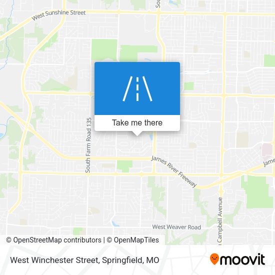 Mapa de West Winchester Street