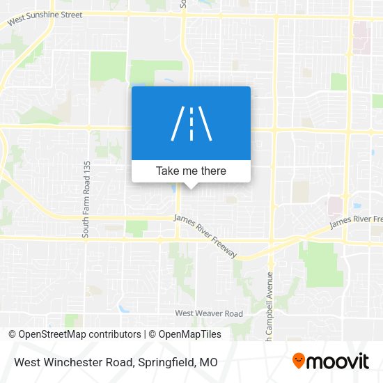 Mapa de West Winchester Road