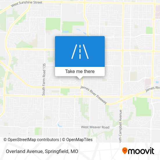 Mapa de Overland Avenue
