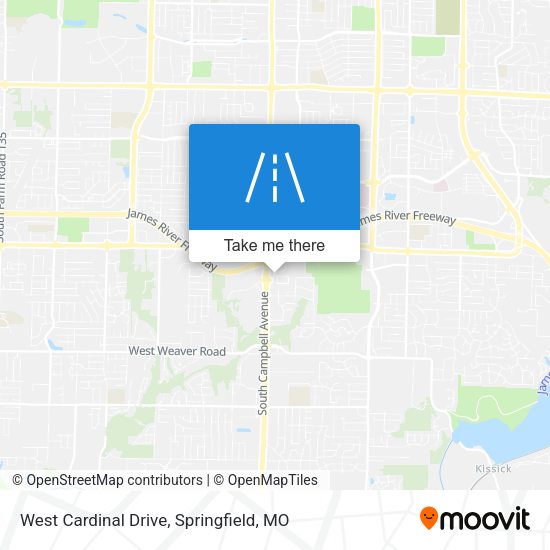 Mapa de West Cardinal Drive