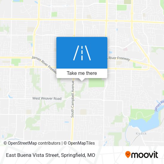 East Buena Vista Street map
