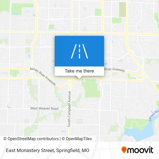 East Monastery Street map