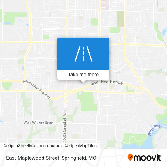 Mapa de East Maplewood Street