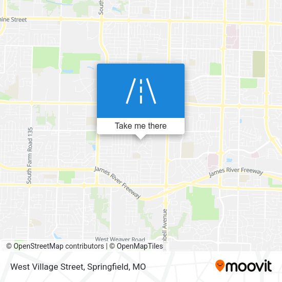 Mapa de West Village Street