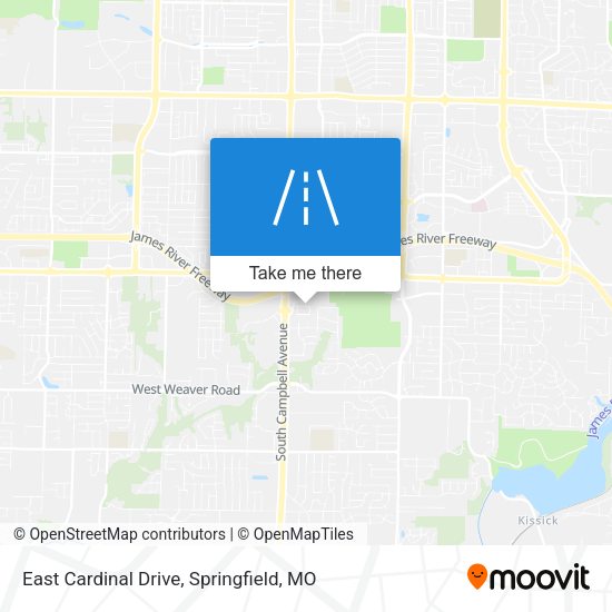 Mapa de East Cardinal Drive
