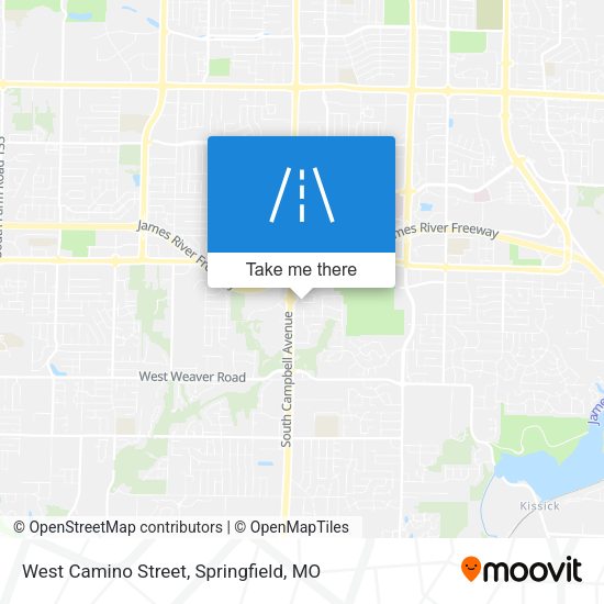 West Camino Street map