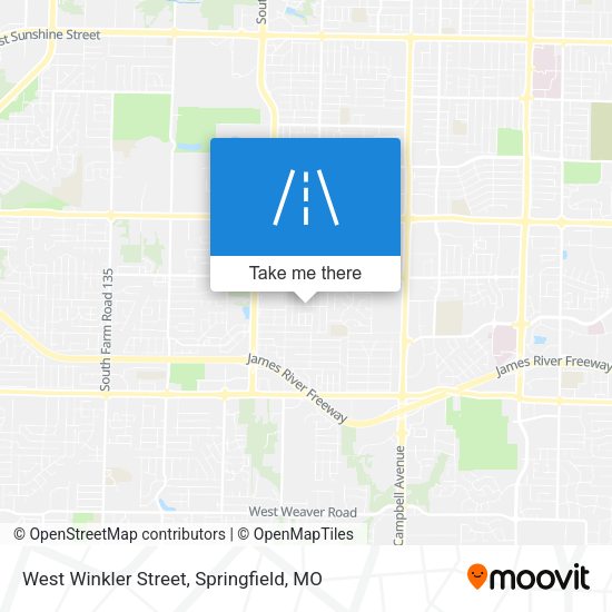 West Winkler Street map