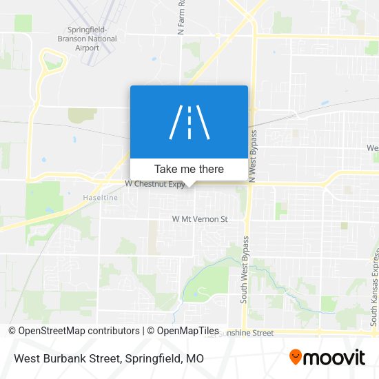 Mapa de West Burbank Street