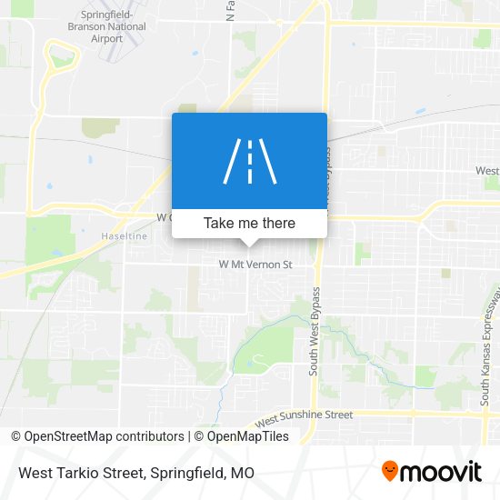 West Tarkio Street map