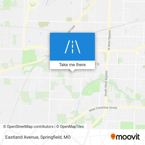 Mapa de Eastland Avenue