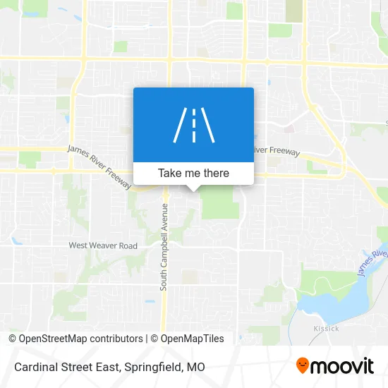 Cardinal Street East map