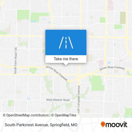 Mapa de South Parkcrest Avenue