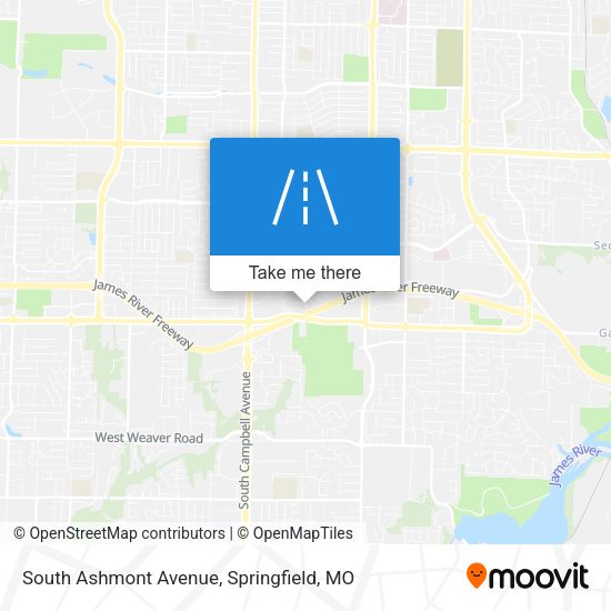South Ashmont Avenue map