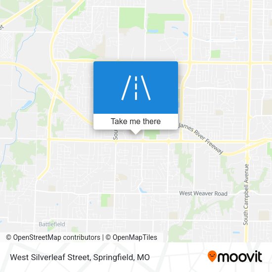 West Silverleaf Street map