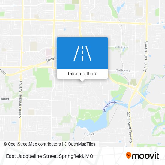 Mapa de East Jacqueline Street