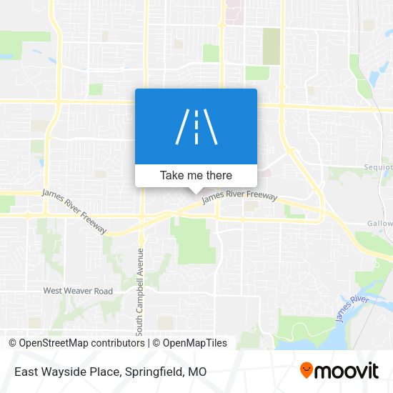 Mapa de East Wayside Place