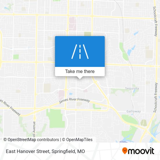 Mapa de East Hanover Street