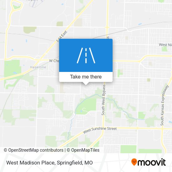 West Madison Place map