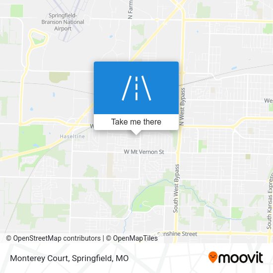 Mapa de Monterey Court