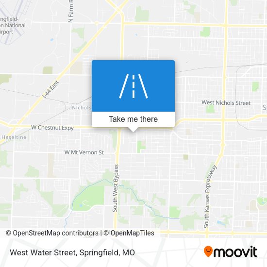 Mapa de West Water Street