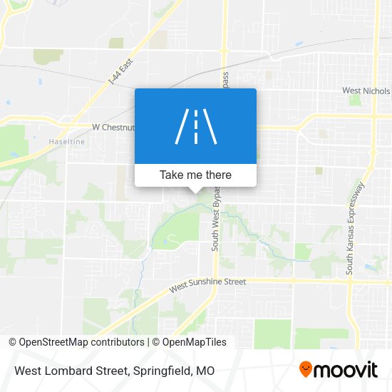 West Lombard Street map
