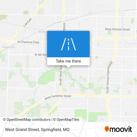 West Grand Street map