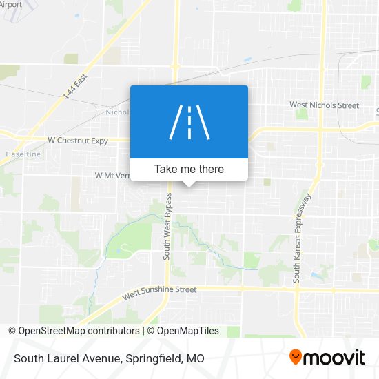 South Laurel Avenue map