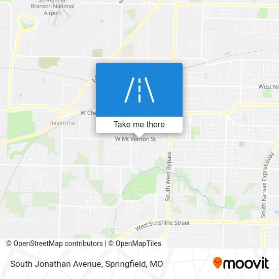 South Jonathan Avenue map