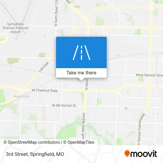 3rd Street map