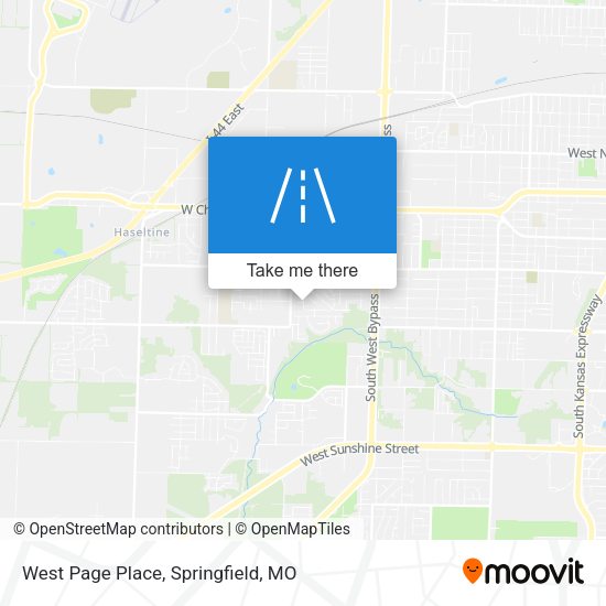 West Page Place map