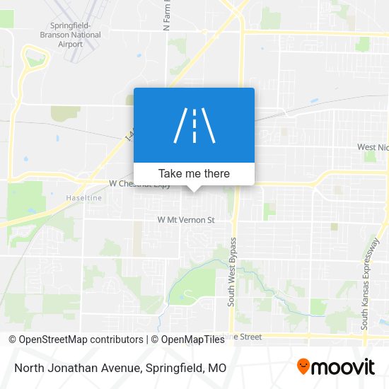 North Jonathan Avenue map