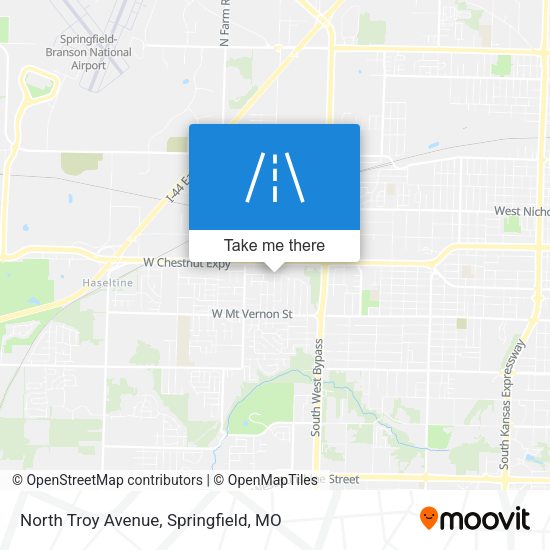 Mapa de North Troy Avenue